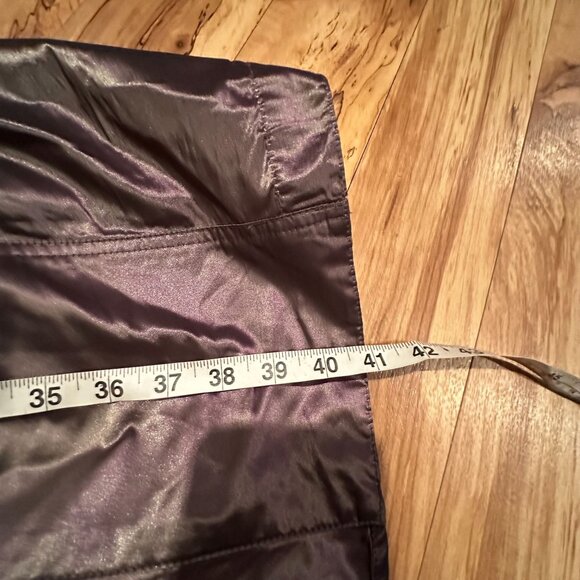 Mycra Pac One Purple Iridescent Ruffle Front Jacket Women’s Size M/L, #0092 - Picture 4 of 13